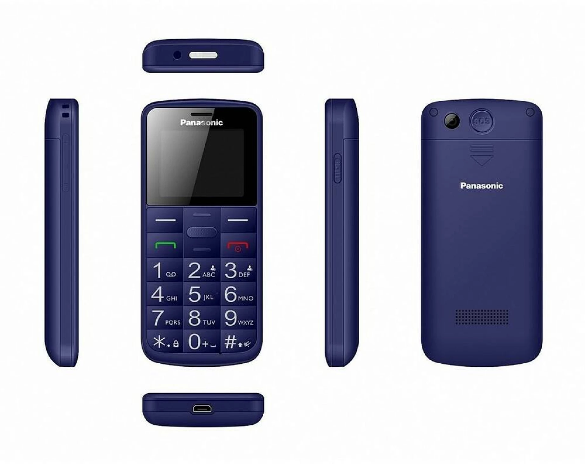 PANASONIC MOBILNI TELEFON  KX-TU110EXC  BLUE ZA STARIJE OSOBE