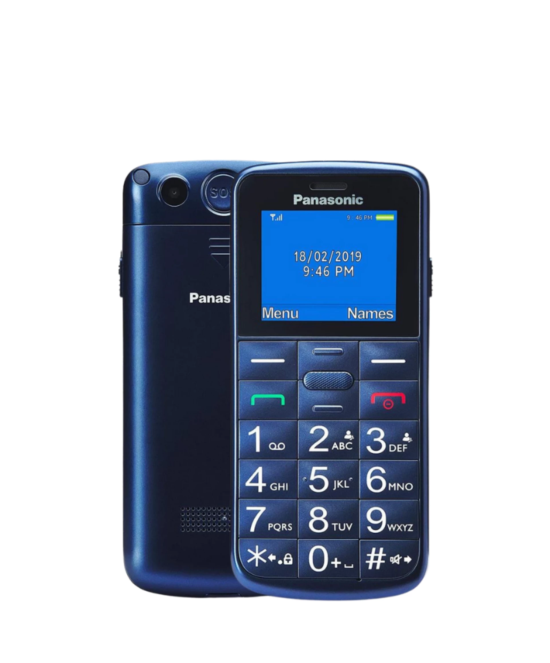 PANASONIC MOBILNI TELEFON  KX-TU110EXC  BLUE ZA STARIJE OSOBE
