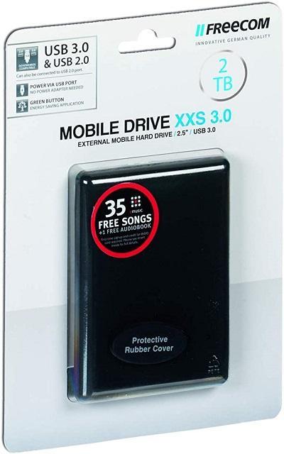 FREECOM EKSTERNI HARD DISK 2TB XXS MOBILE DRI(56334)